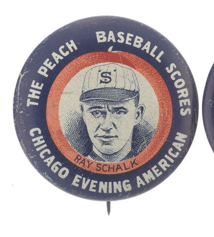 1923 Chicago Evening American Pin Schalk